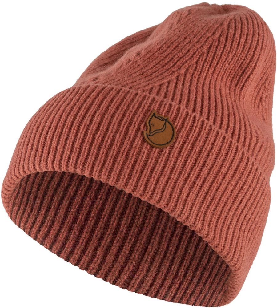 Directional Rib Beanie, kolor: 306 - Terracotta Pink