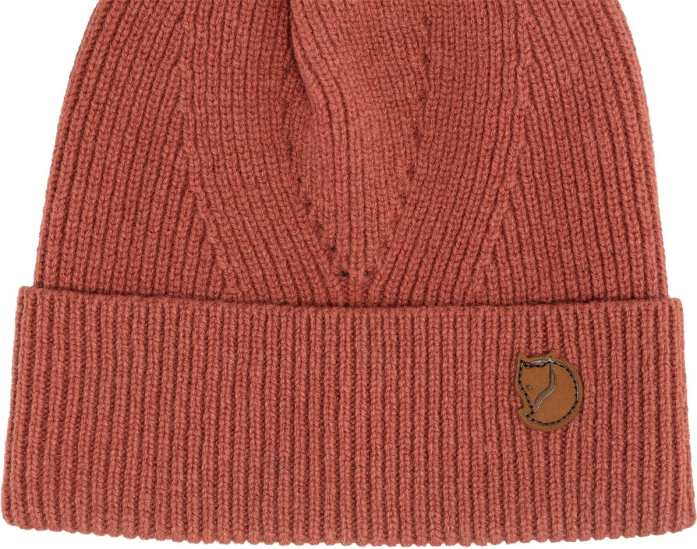 Directional Rib Beanie, kolor: 306 - Terracotta Pink