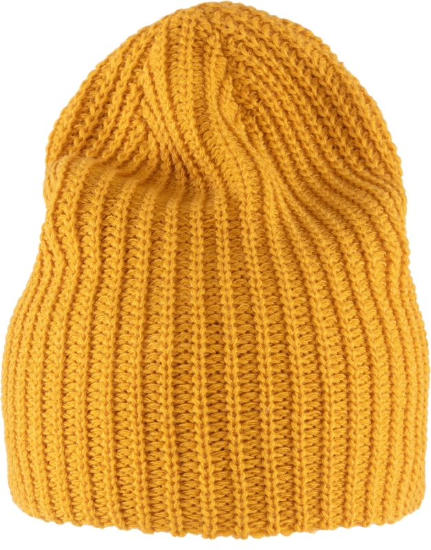 Ovik Melange Beanie, kolor: 161 - Mustard Yellow