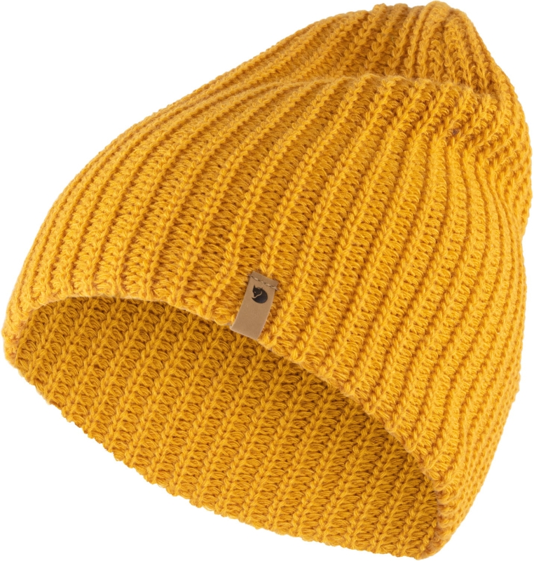 Ovik Melange Beanie, kolor: 161 - Mustard Yellow