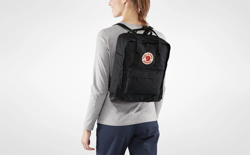 Kanken Classic, kolor: 550 - Black - zdjęcie poglądowe