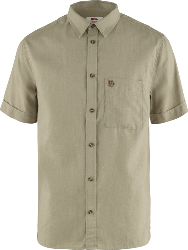 Ovik Travel Shirt SS, kolor: 195 - Sand Stone, 1