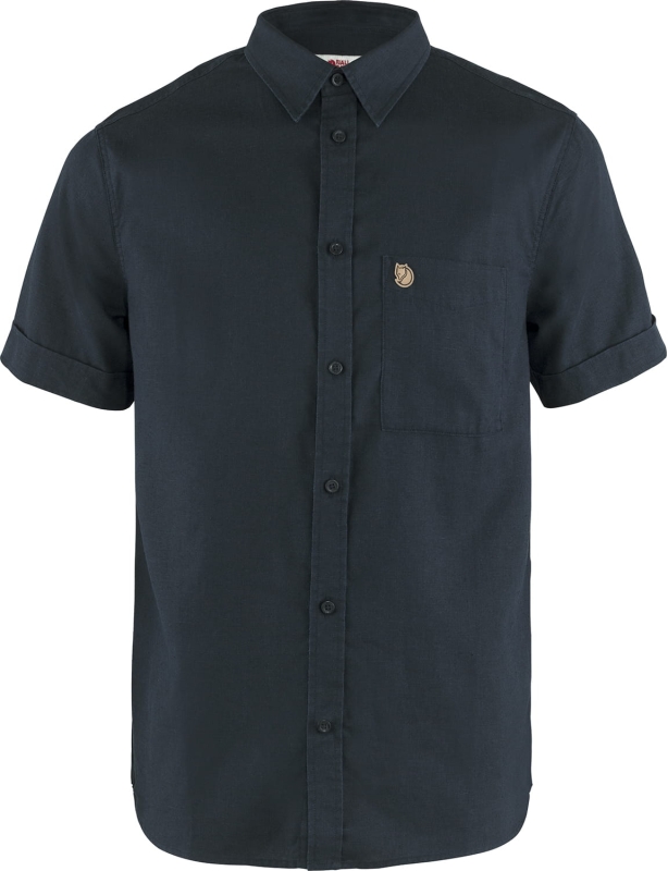 Ovik Travel Shirt SS, kolor: 555 - Dark Navy, 1