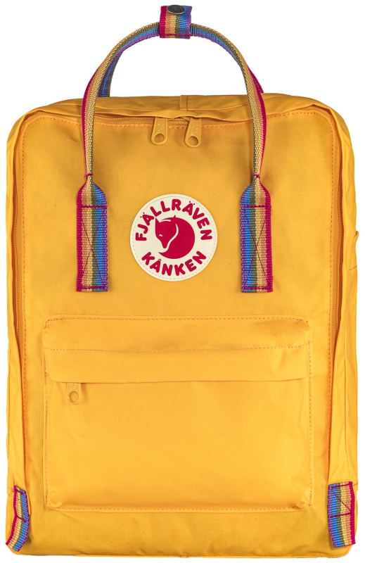 Kanken Rainbow, kolor: 141/907 - Warm Yellow-Rainbow Pattern