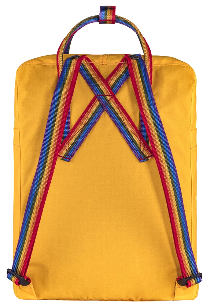 Kanken Rainbow, kolor: 141/907 - Warm Yellow-Rainbow Pattern