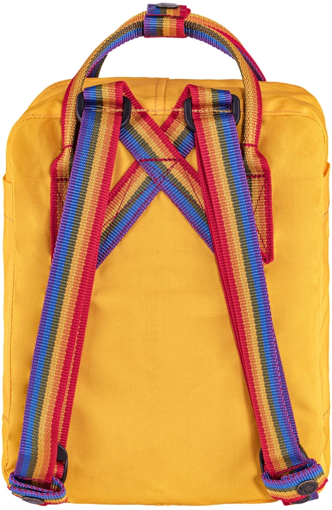 Kanken Rainbow Mini, kolor: 141/907 - Warm Yellow-Rainbow Pattern