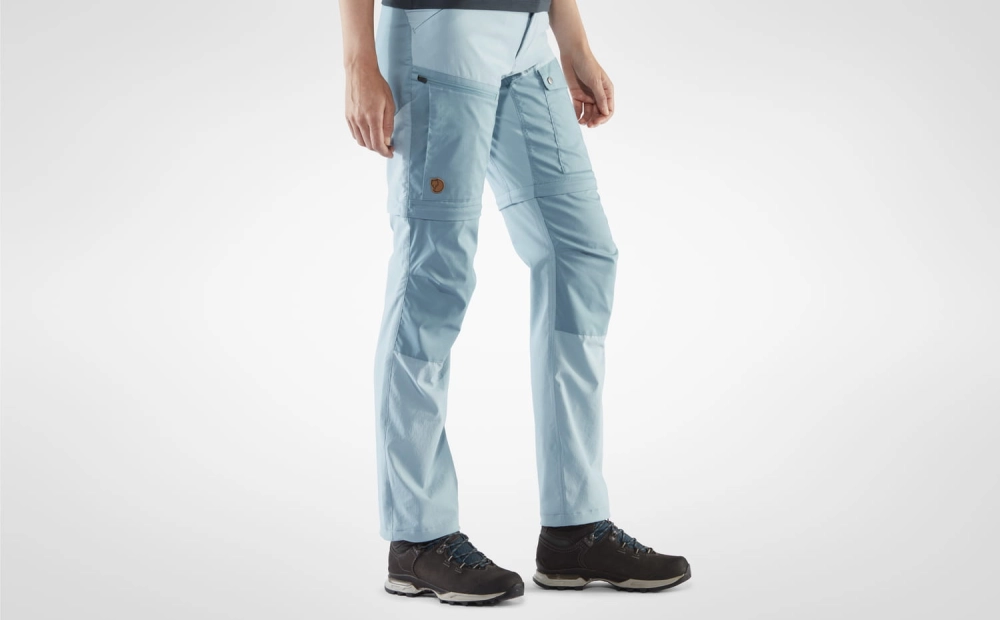 Abisko Midsummer Zip-Off Trousers W, kolor: 562-563 - Mineral Blue - Clay Blue