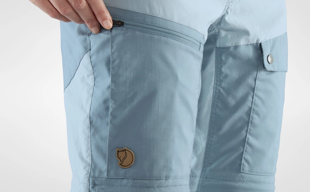 Abisko Midsummer Zip-Off Trousers W, kolor: 562-563 - Mineral Blue - Clay Blue