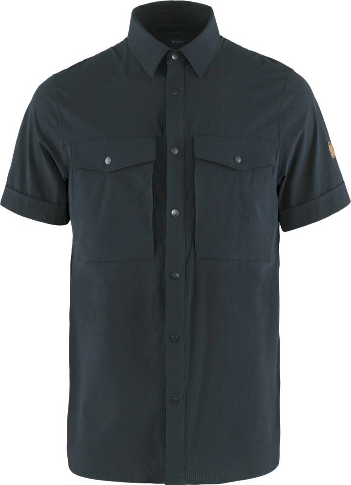 Abisko Trekking Shirt SS, kolor: 555 - Dark Navy