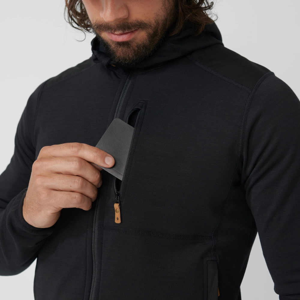 Keb Fleece Hoodie, kolor: 550 - Black