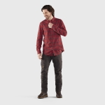Ovik Comfort Flannel Shirt, kolor: 345-555 - Red Oak - Navy