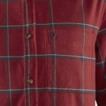 Ovik Comfort Flannel Shirt, kolor: 345-555 - Red Oak - Navy