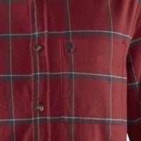 Ovik Comfort Flannel Shirt, kolor: 345-555 - Red Oak - Navy