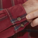 Ovik Comfort Flannel Shirt, kolor: 345-555 - Red Oak - Navy