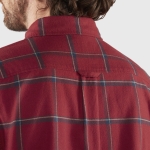 Ovik Comfort Flannel Shirt, kolor: 345-555 - Red Oak - Navy