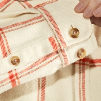 Ovik Twill Shirt LS W, kolor: 113-321 - Chalk White-Cabin Red