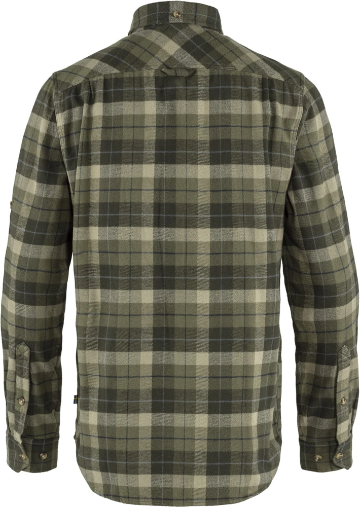 Singi Heavy Flannel Shirt, kolor: 620-622 - Green-Deep Forest