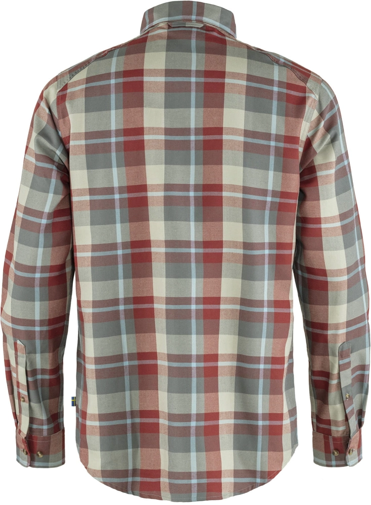 Fjallglim Shirt, kolor: 345-050 - Red Oak-Basalt
