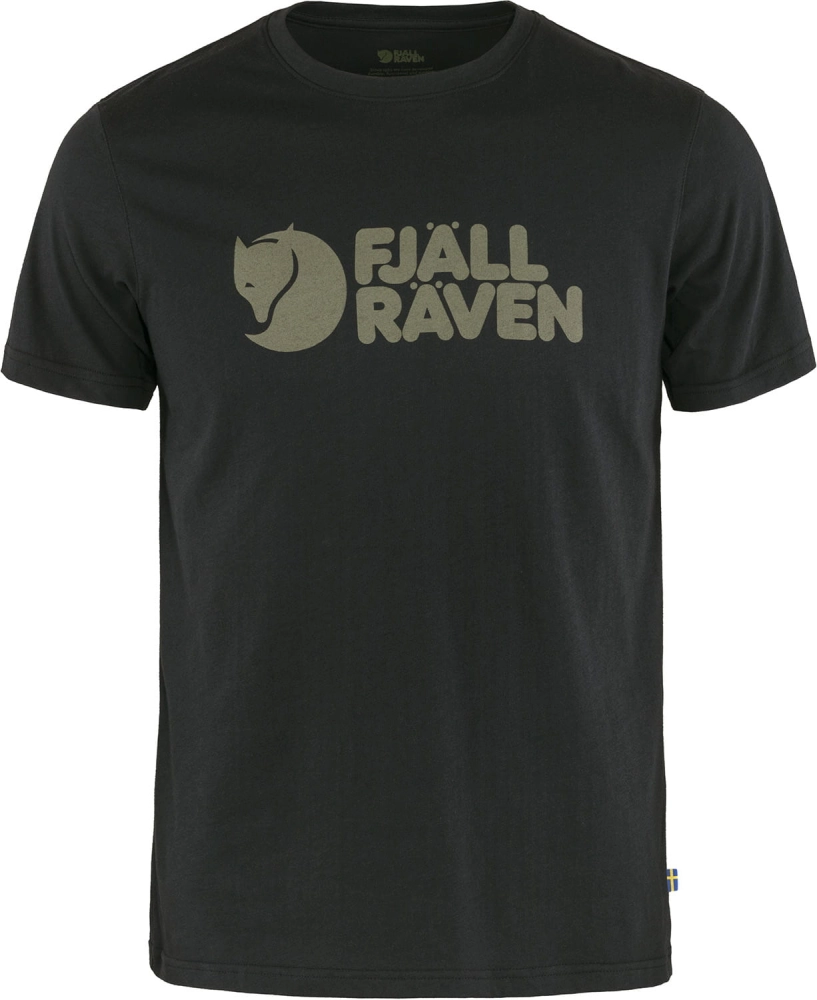 Fjallraven Logo T-Shirt, kolor: 550 - Black, 1