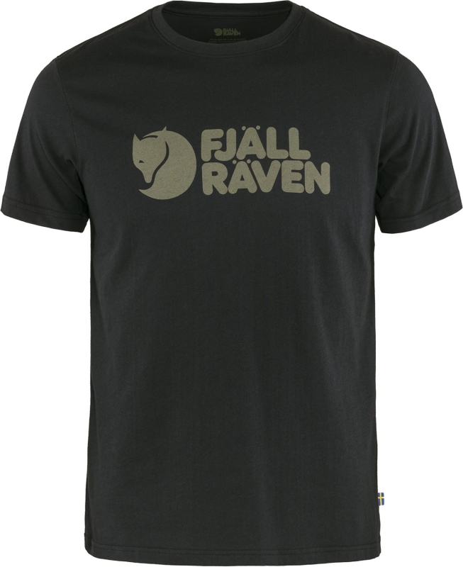 Fjallraven Logo T-Shirt, kolor: 550 - Black, 1