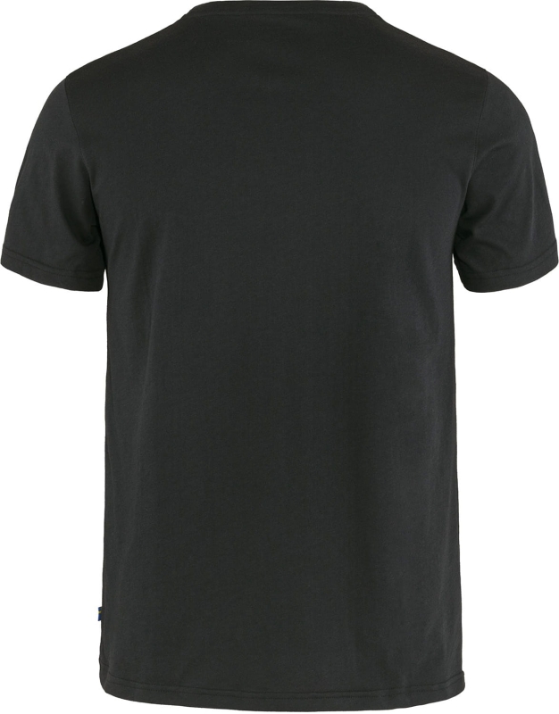 Fjallraven Logo T-Shirt, kolor: 550 - Black, 2