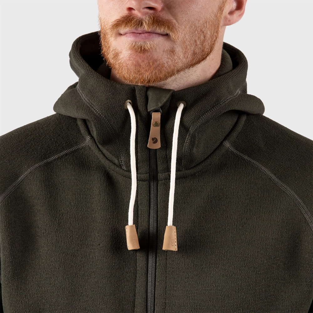 Ovik Fleece Hoodie, kolor: 662 - Deep Forest