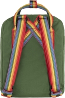 Kanken Mini, kolor: 621-907 - Spruce Green - Rainbow Pattern