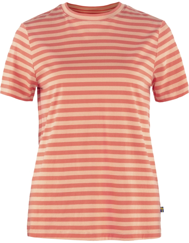Striped T-shirt W, kolor: 984-983 - Landsort Pink - Poppy Fields