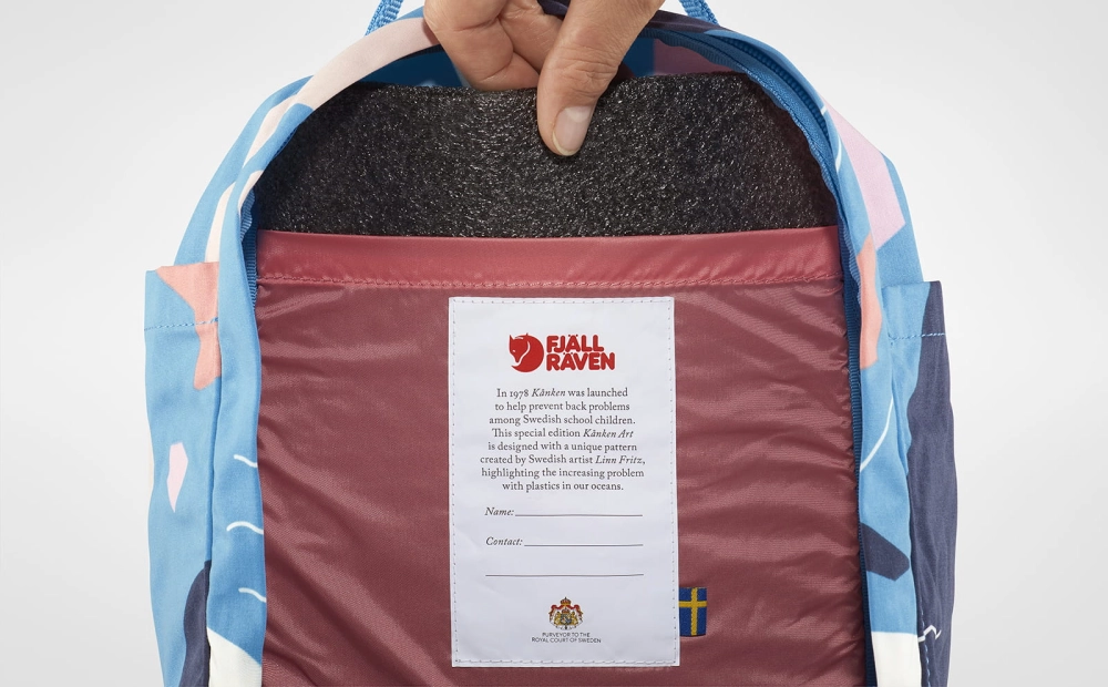 Kanken Art Mini, kolor: 972 - Ocean Surface