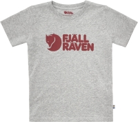 Kids Fjallraven Logo T-shirt, kolor: 020-999 - Grey-Melange