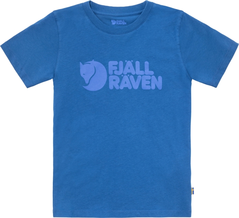 Kids Fjallraven Logo T-shirt, kolor: 538 - Alpine Blue