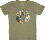Kids Forest Findings T-shirt, kolor: 622 - Light Olive