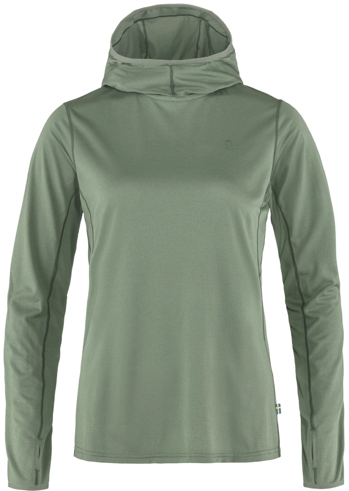 Abisko Sun Hoodie W, kolor: 614 - Patina Green