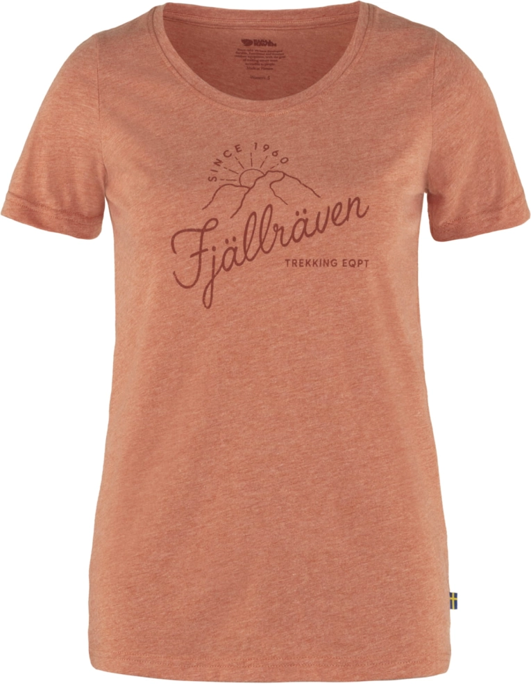 Fjallraven Sunrise T-shirt W, kolor: 333-999 - Rowan Red-Melange