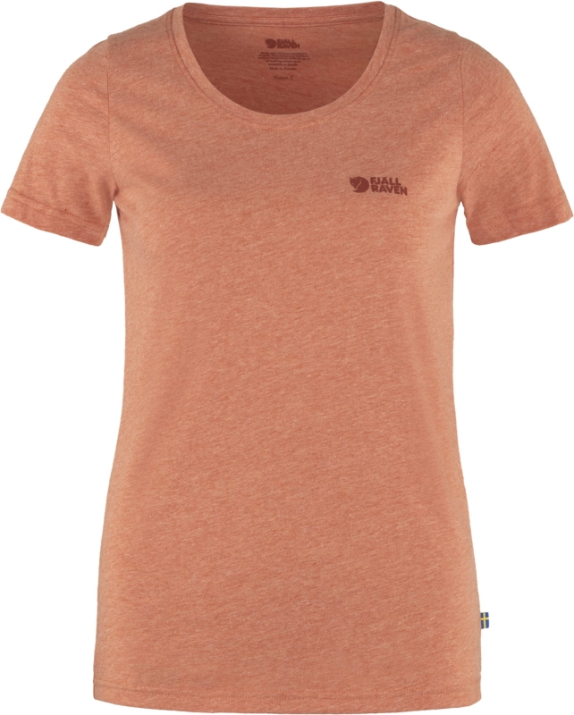 Fjallraven Logo T-shirt W, kolor: 333-999 - Rowan Red-Melange