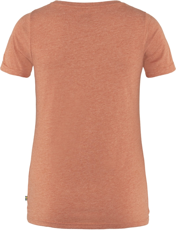 Fjallraven Logo T-shirt W, kolor: 333-999 - Rowan Red-Melange