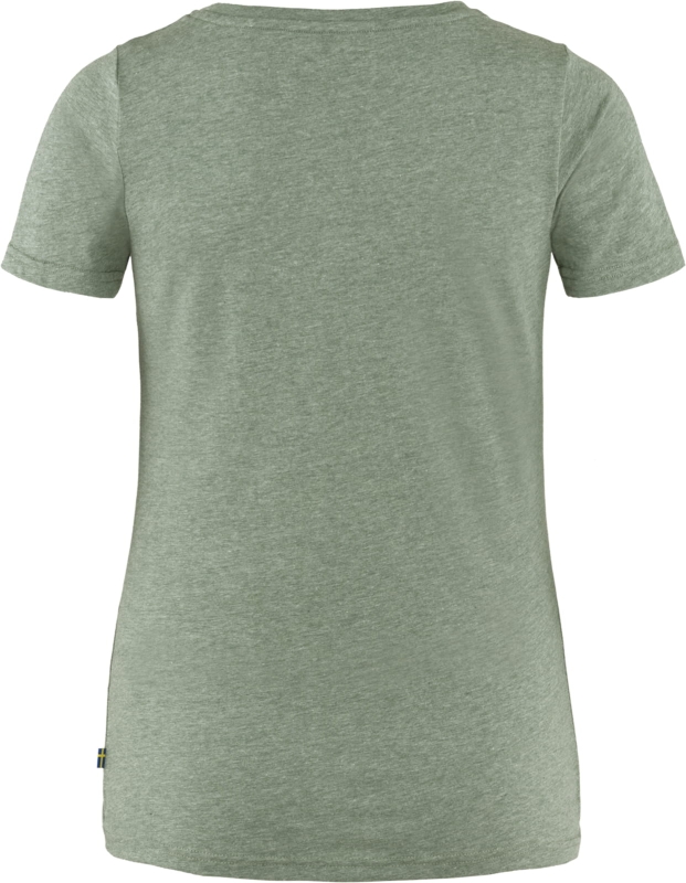 Fjallraven Logo T-shirt W, kolor: 614-999 - Patina Green-Melange