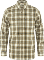 Singi Flannel Shirt LS, kolor: 232-614 - Buckwheat Brown-Patina Green,