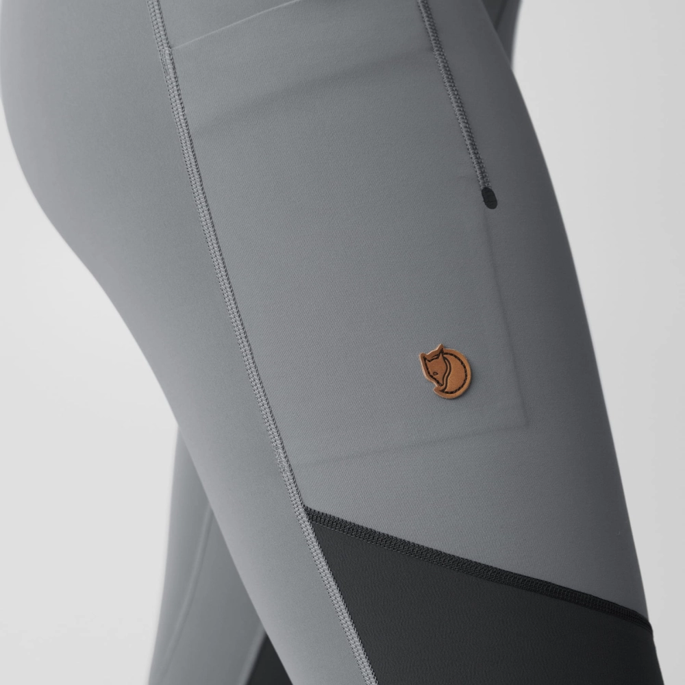 Abisko Warm Trekking Tights W, kolor: 055-048  - Flint Grey-Iron Grey