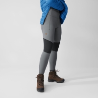 Abisko Warm Trekking Tights W, kolor: 055-048  - Flint Grey-Iron Grey