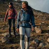Abisko Warm Trekking Tights W, kolor: 055-048  - Flint Grey-Iron Grey
