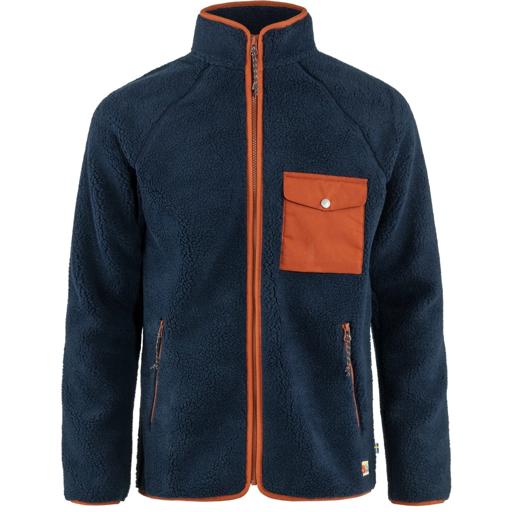 Vardag Pile Fleece,  kolor: kolor: 560-215 Navy/Autumn Leaf