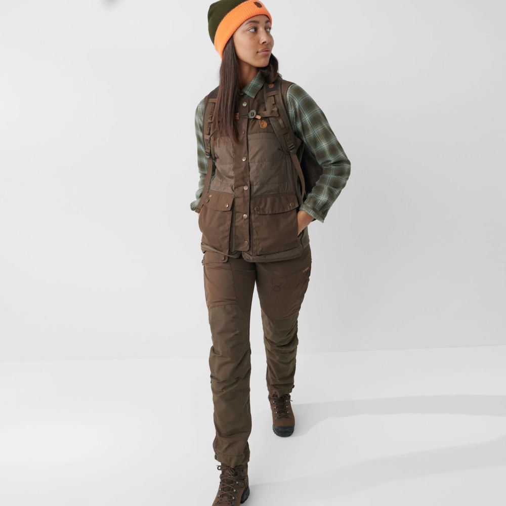Fjallraven Forest Wool Padded Vest W, kolor: 633 - Dark Olive