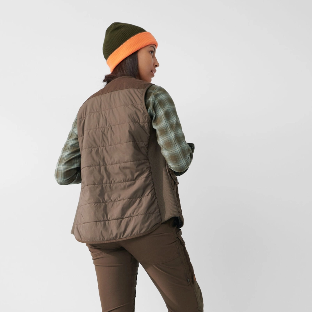 Fjallraven Forest Wool Padded Vest W, kolor: 633 - Dark Olive