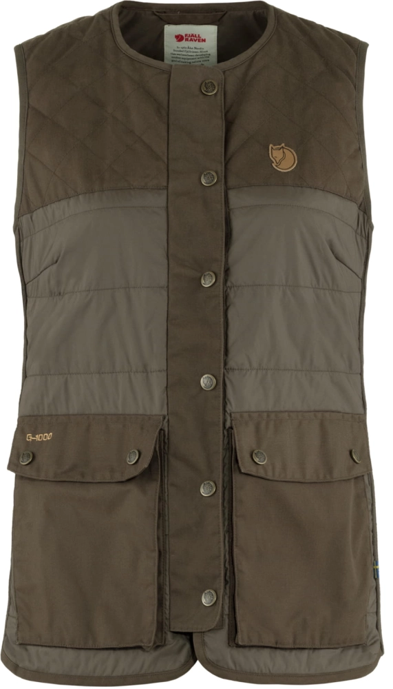 Fjallraven Forest Wool Padded Vest W, kolor: 633 - Dark Olive