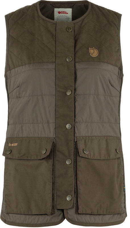 Fjallraven Forest Wool Padded Vest W, kolor: 633 - Dark Olive
