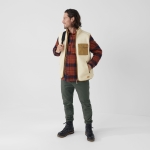 Vardag Pile Fleece Vest, kolor: 113-232 - Chalk White-Buckwheat Brown
