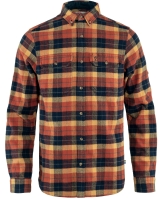 Singi Heavy Flannel Shirt, kolor: 215-555 - Autumn Leaf-Dark Navy