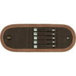 Varmland 5 Bullet Case, kolor: 633-290 - Dark Olive-Brown