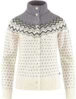 Ovik Knit Cardigan W, kolor: 113-055 - Chalk White-Flint Grey